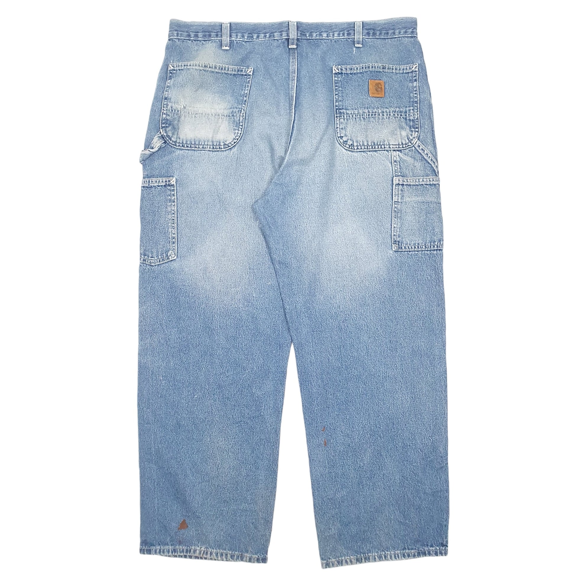 Mens Blue Carhartt Carpenter B13 JeansW40 L30