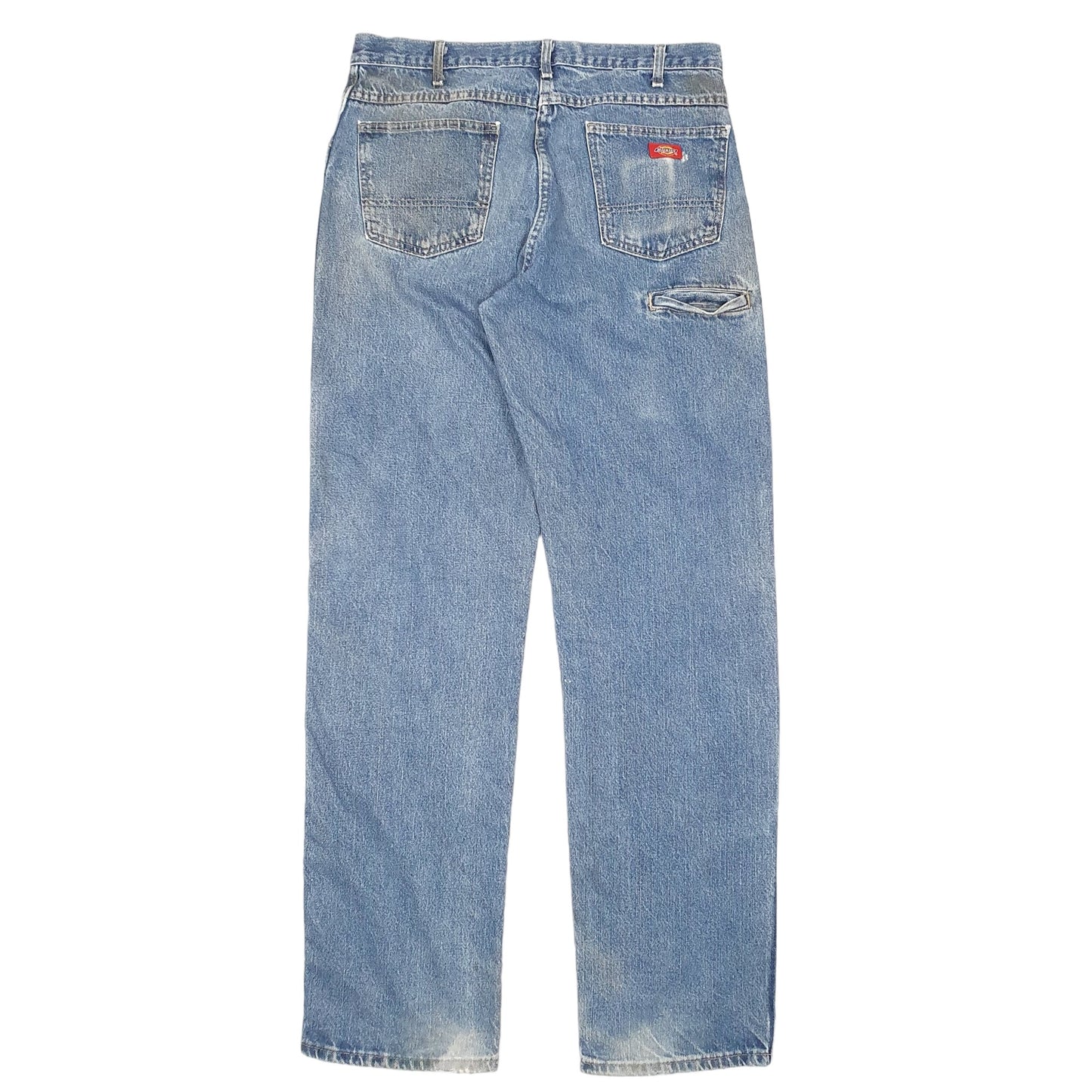 Mens Blue Dickies Double Knee Carpenter JeansW34 L36