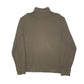 Mens Khaki Polo Ralph Lauren Performance Quarter Zip Jumper