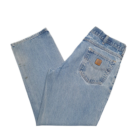 Mens Blue Carhartt B167 Casual JeansW36 L32