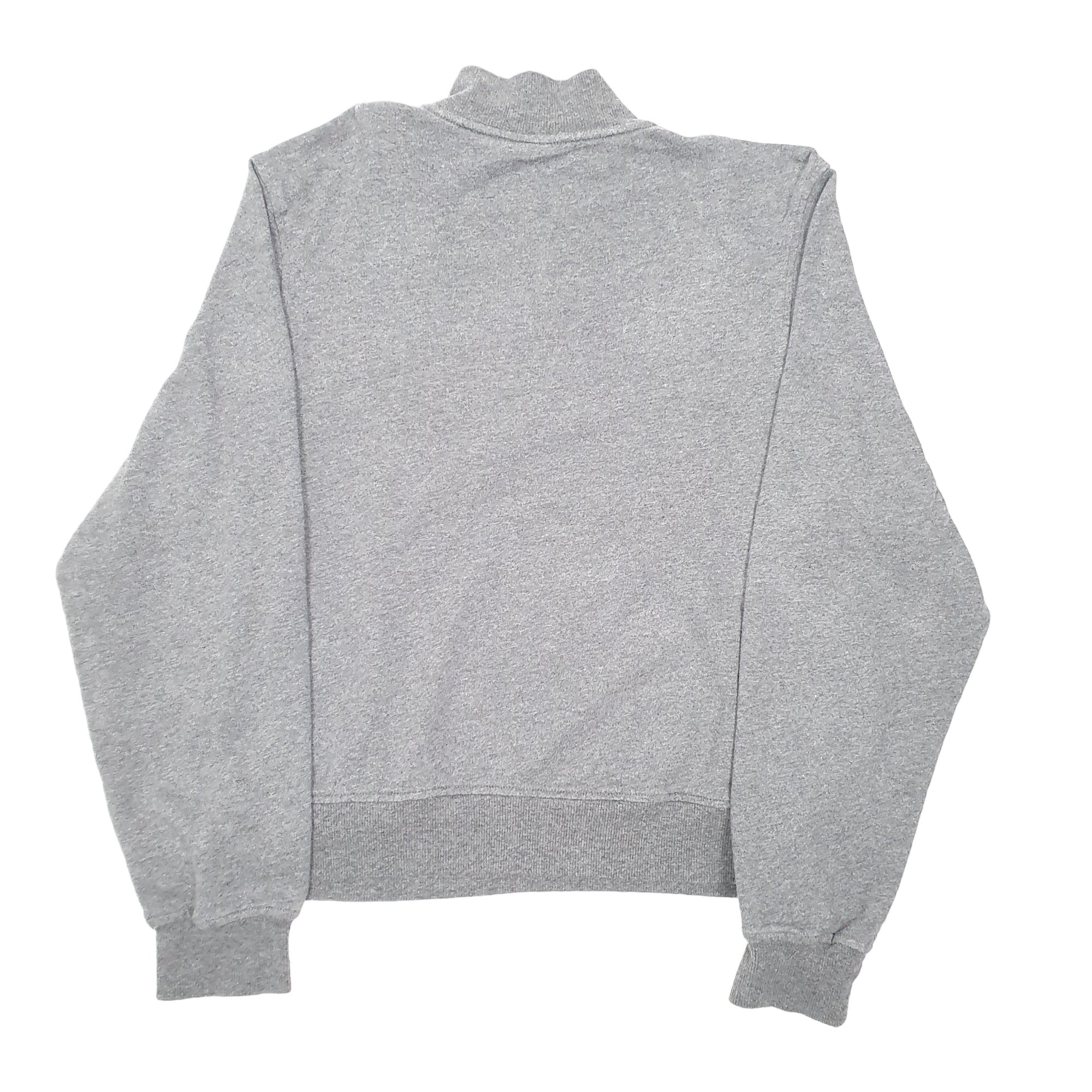 Champion Organics Quarter Zip Cotton Sweatshirt Jumper M