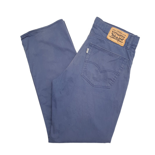 Mens Blue Levis  Chino Trousers