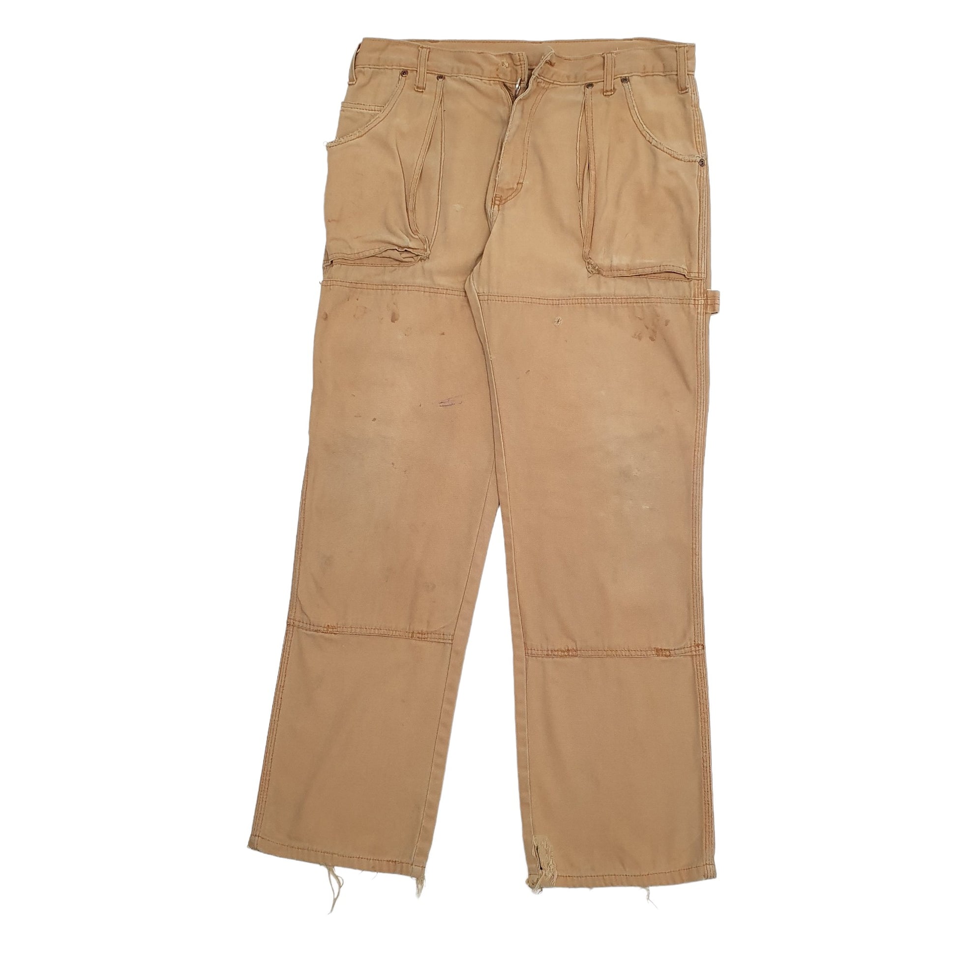Mens Tan Dickies Double Knee Carpenter Trousers