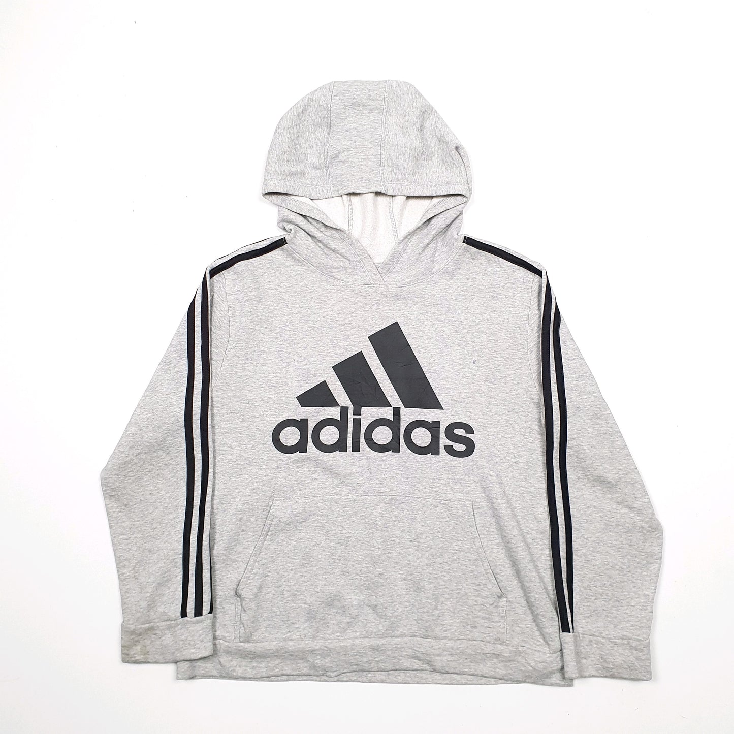 Womens Grey Adidas  Hoodie Jumper