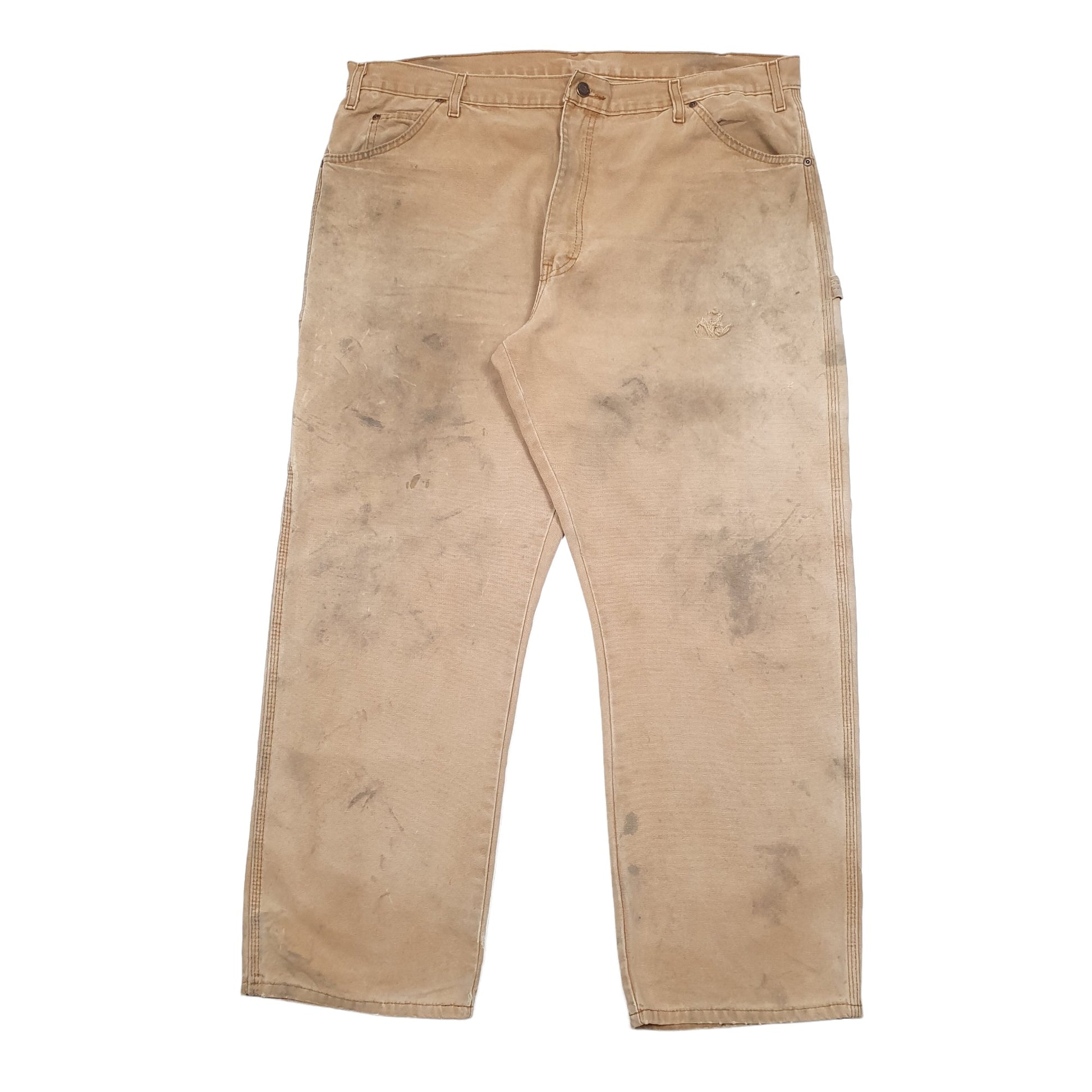 Mens Tan Dickies  Carpenter Trousers