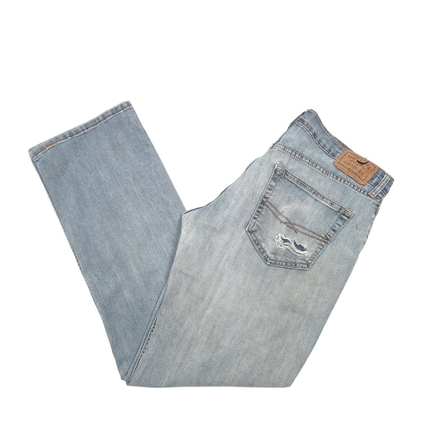 Mens Blue Levis Relaxed Signature JeansW34 L32