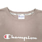 Mens Beige Champion Script Crewneck Jumper