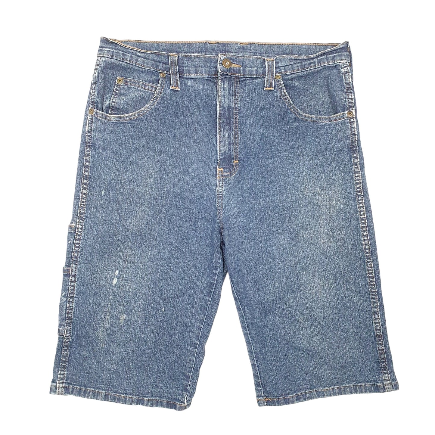 Mens Blue Dickies Carpenter Stretch Denim Shorts