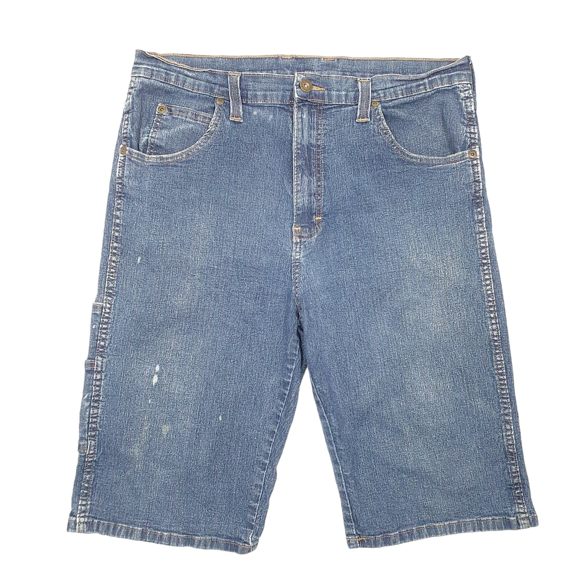 Mens Blue Dickies Carpenter Stretch Denim Shorts