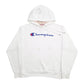 Mens White Champion  Hoodie Jumper