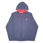Mens Navy Fila  Full Zip Jumper