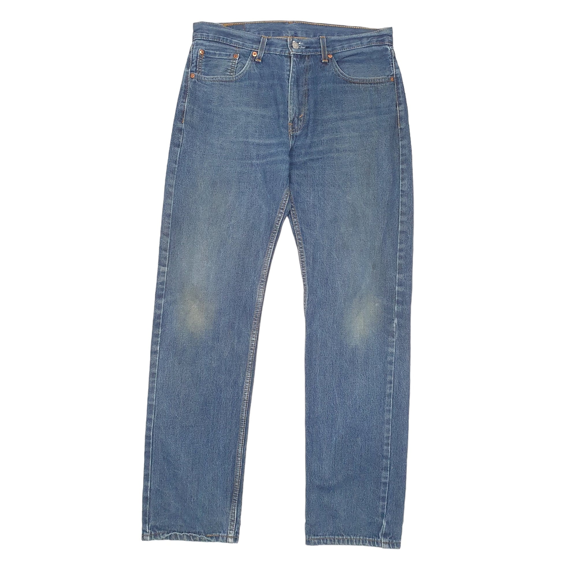 Mens Blue Levis  505 JeansW33 L34