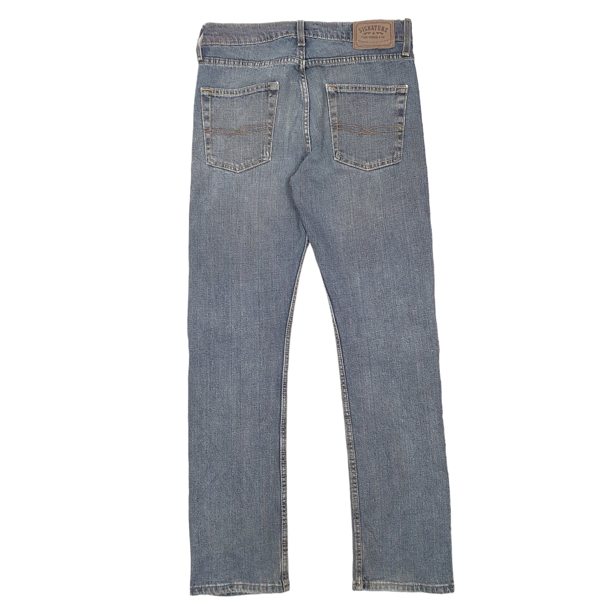 Mens Blue Levis Straight Signature JeansW30 L32
