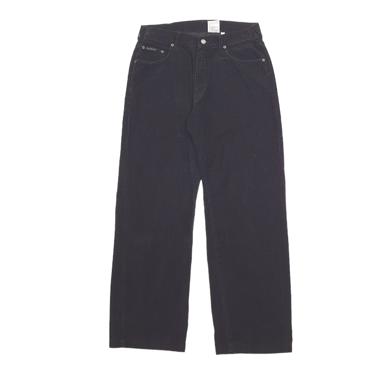 Mens Black Calvin klein  Corduroy Trousers