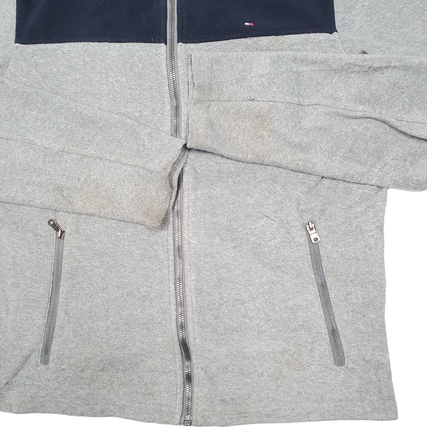 Mens Grey Tommy Hilfiger  Full Zip Jumper
