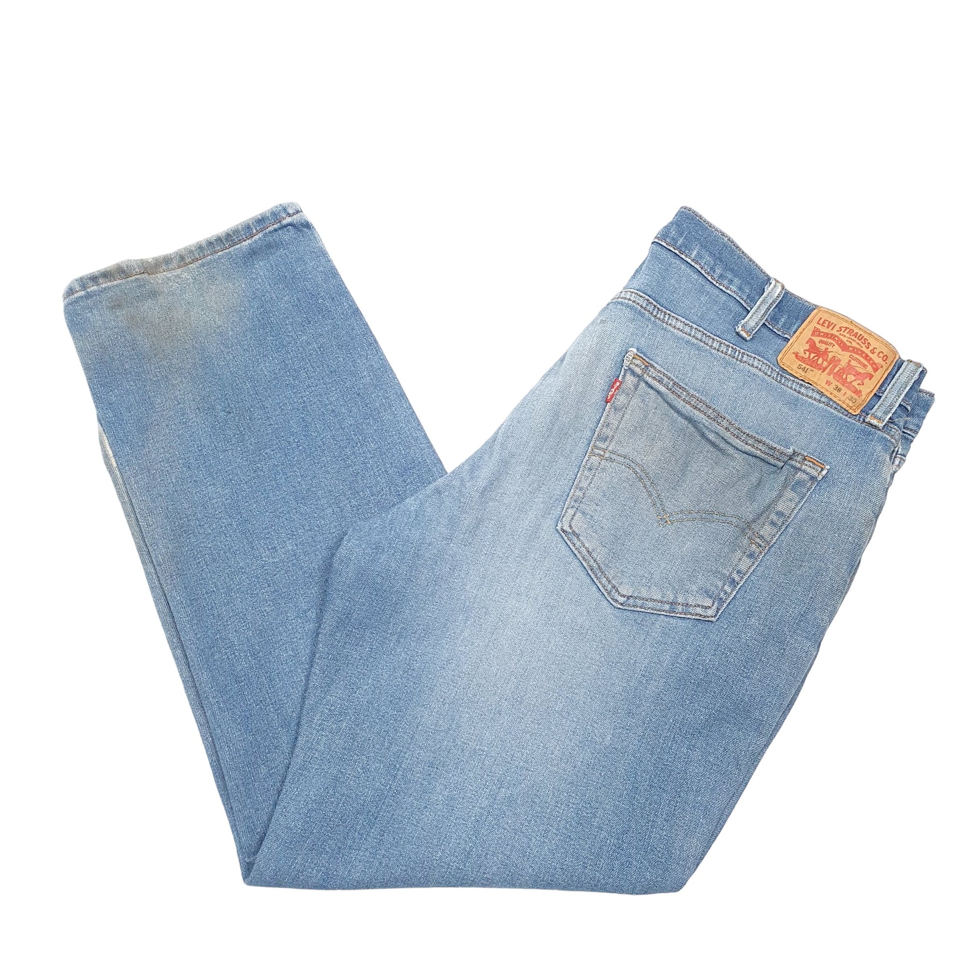 Mens Blue Levis Stretch 541 JeansW40 L30