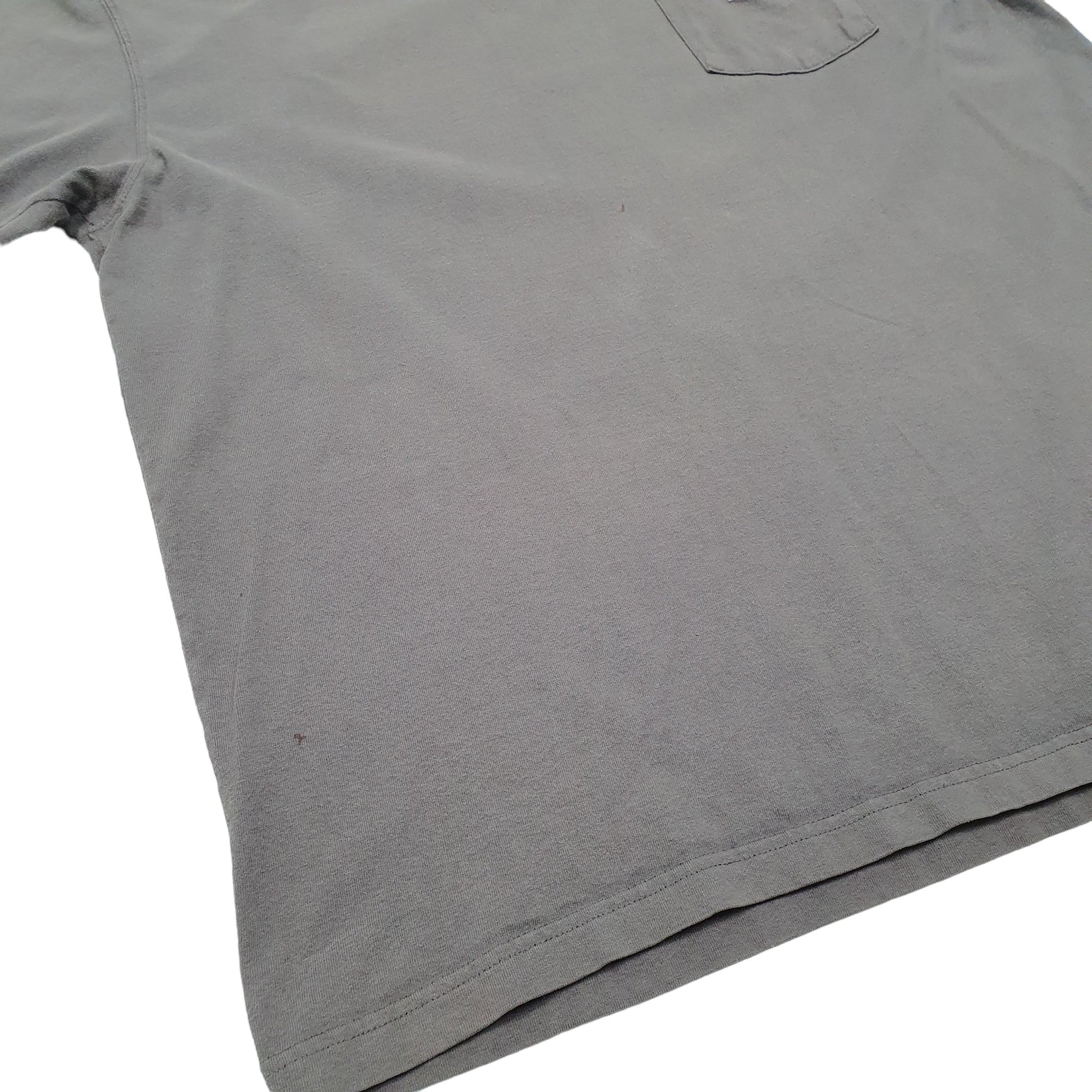 Mens Grey Carhartt Pocket Short Sleeve T Shirt