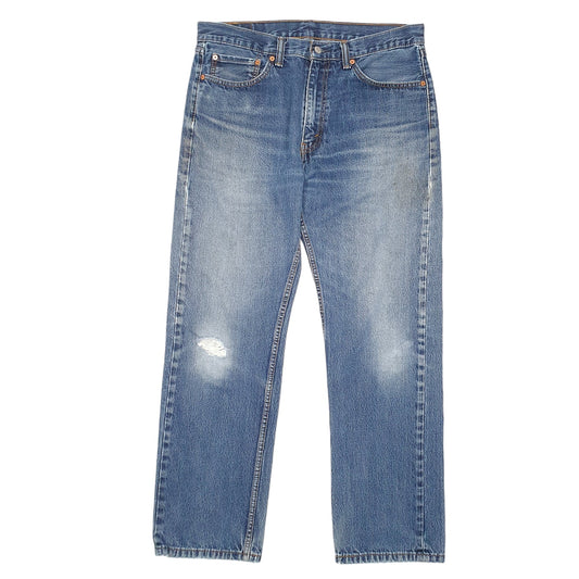 Mens Blue Levis 505 JeansW36 L32