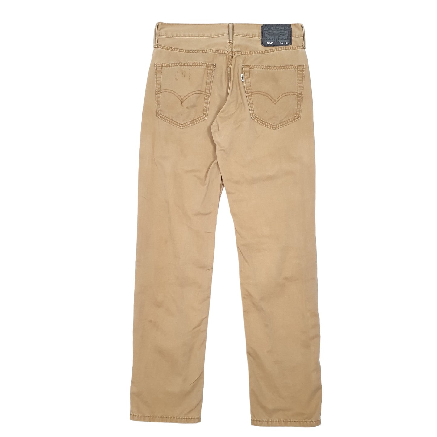 Mens Tan Levis 514 Chino Trousers