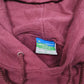 Mens Burgundy Champion UMASS Amherst USA Hoodie Jumper
