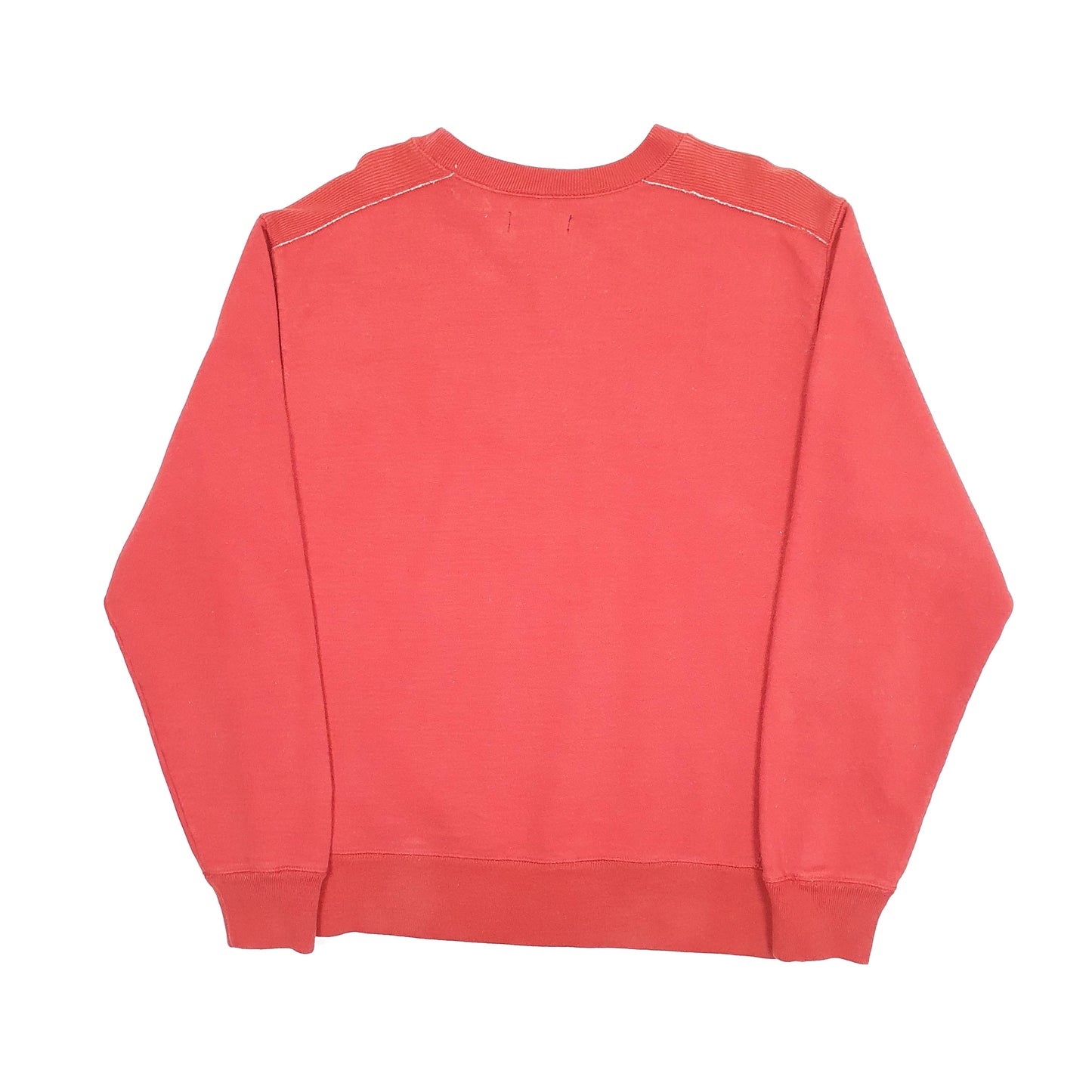 Mens Red GAP Vintage 2000s Y2K Spellout Crewneck Jumper