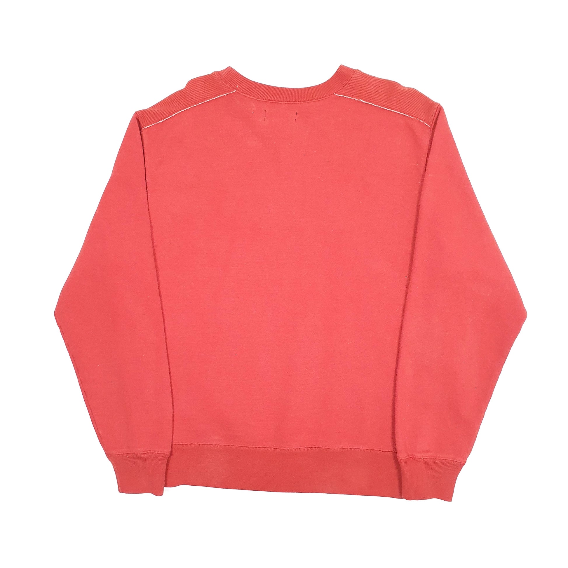 Mens Red GAP Vintage 2000s Y2K Spellout Crewneck Jumper