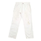 Mens White Dickies  Carpenter Trousers