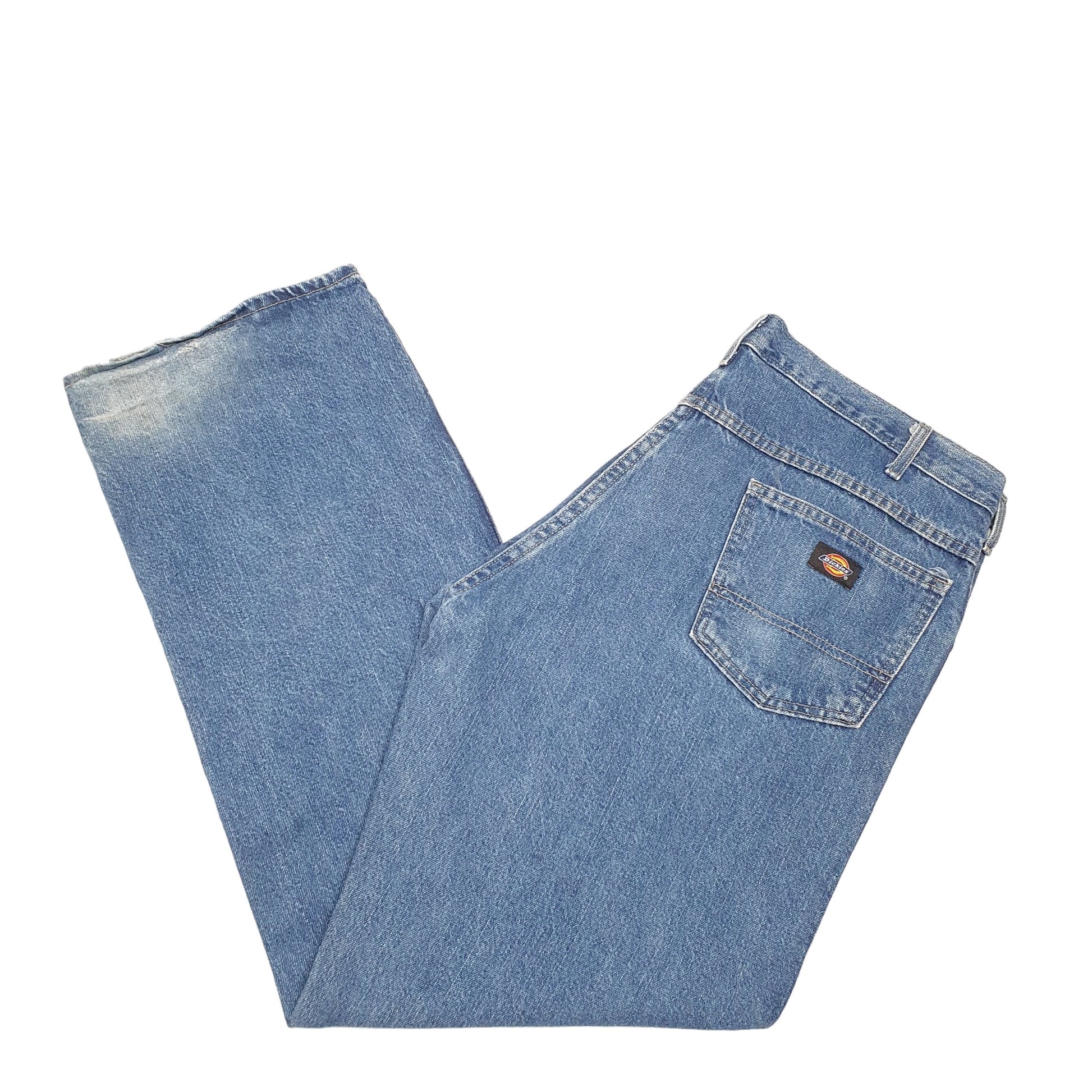 Mens Blue Dickies Loose Carpenter JeansW40 L34