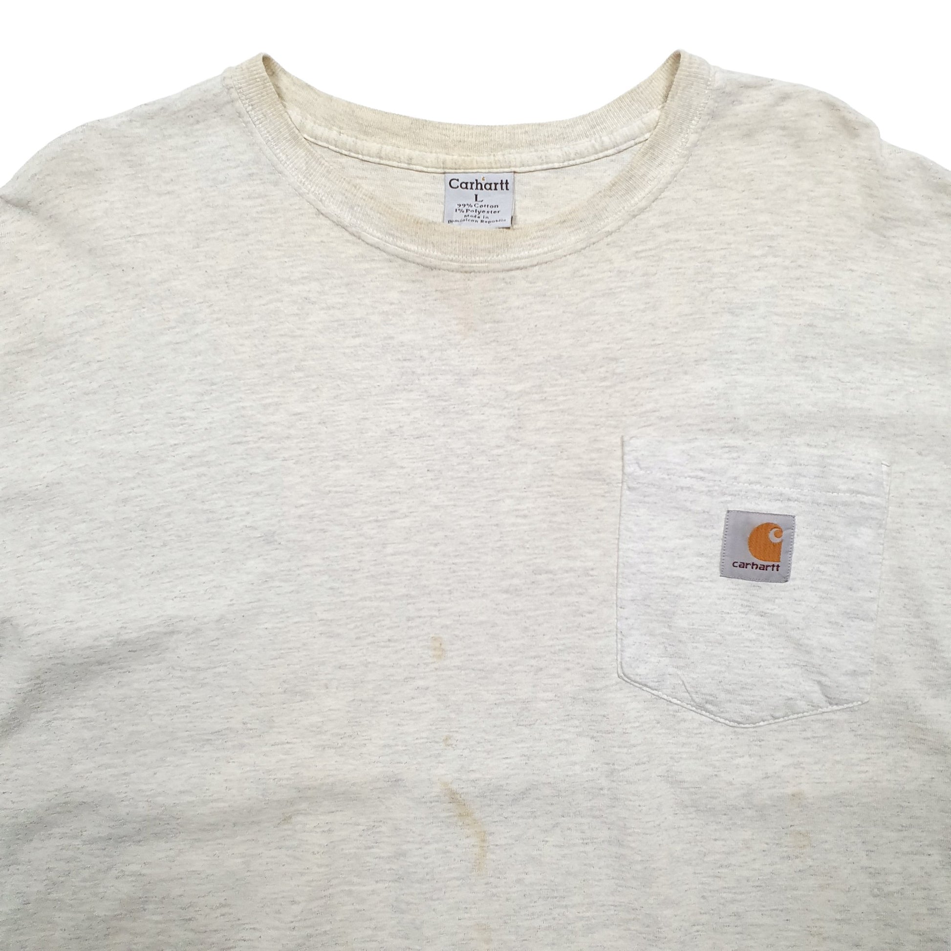 Mens Grey Carhartt  Short Sleeve T Shirt