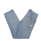 Mens Blue Carhartt Traditional Fit B480 JeansW32 L34
