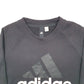Mens Black Adidas  Crewneck Jumper