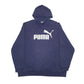 Mens Navy Puma  Hoodie Jumper