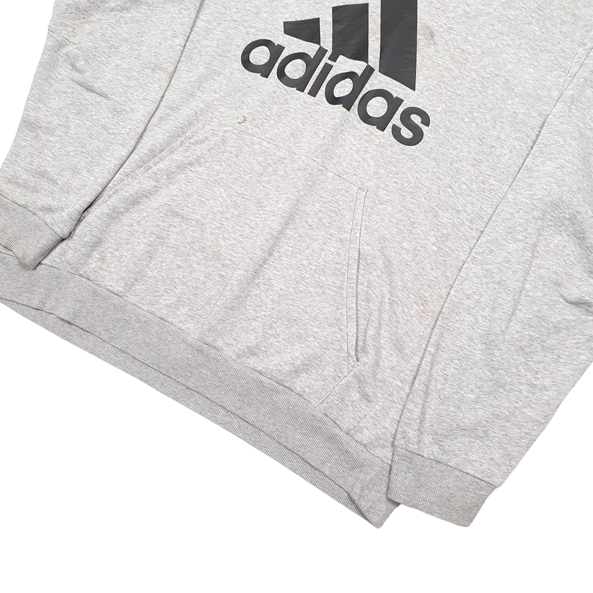 Mens Grey Adidas  Hoodie Jumper