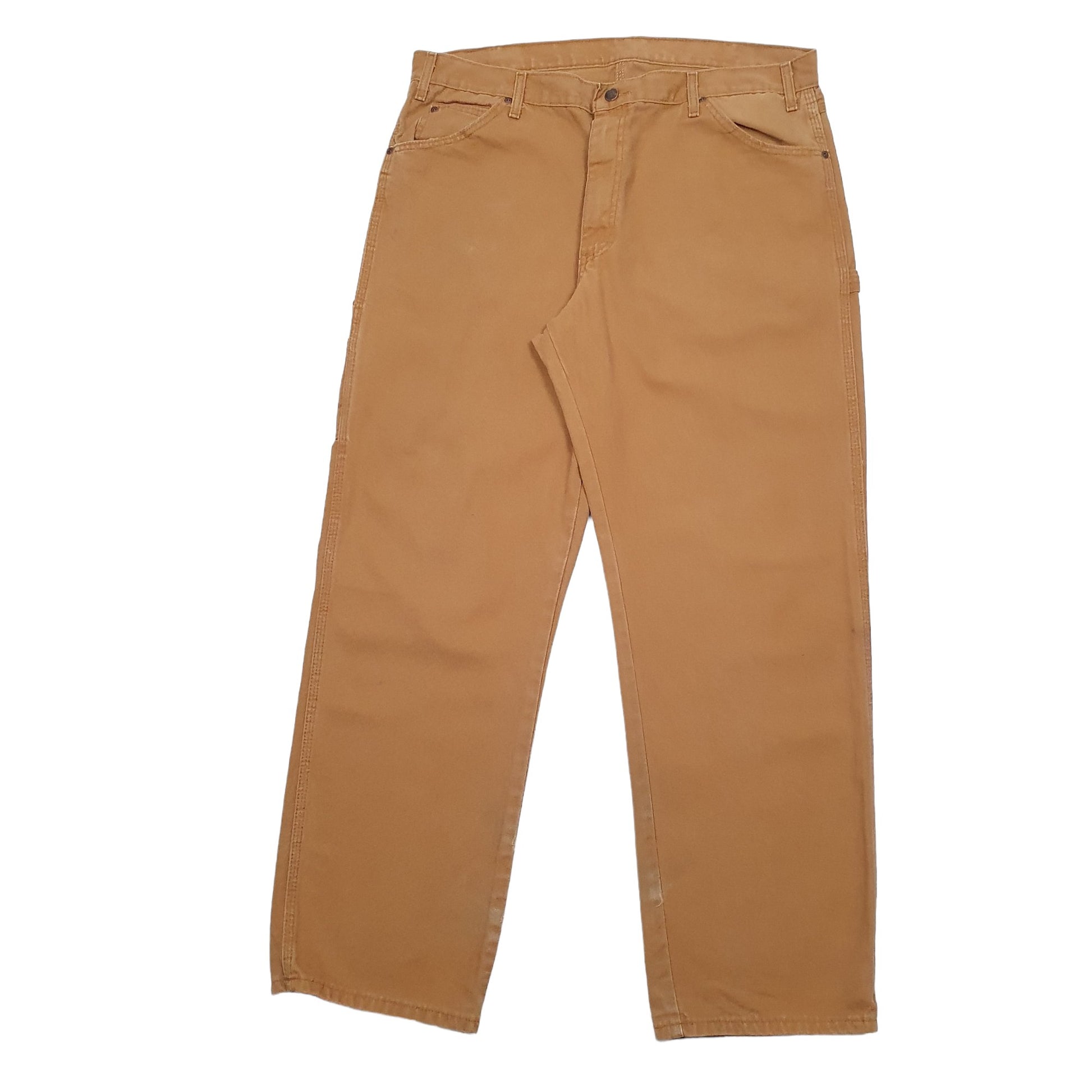 Mens Tan Dickies  Carpenter Trousers