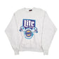 Mens Grey Holoubek Vintage 1994 NFL Superbowl USA Made Lite Beer Dallas Cowboys Buffalo Bills Crewneck Jumper