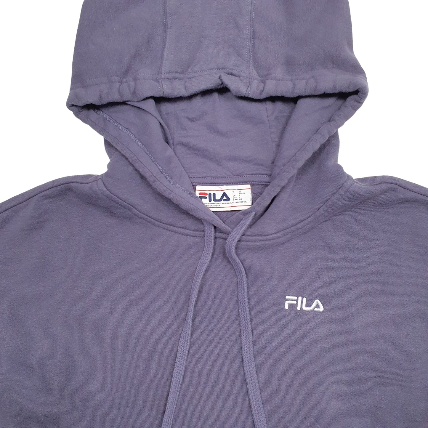 Womens Blue Fila  Hoodie Jumper