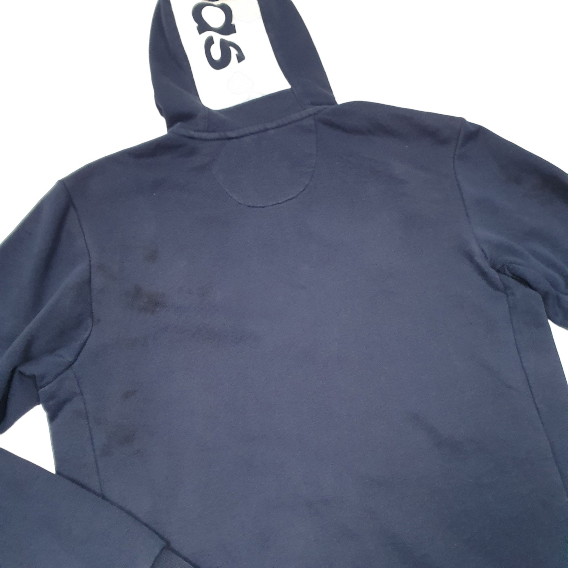 Mens Navy Adidas Hoodie Full Zip Jumper