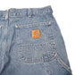 Mens Blue Carhartt Carpenter B28 Denim Shorts