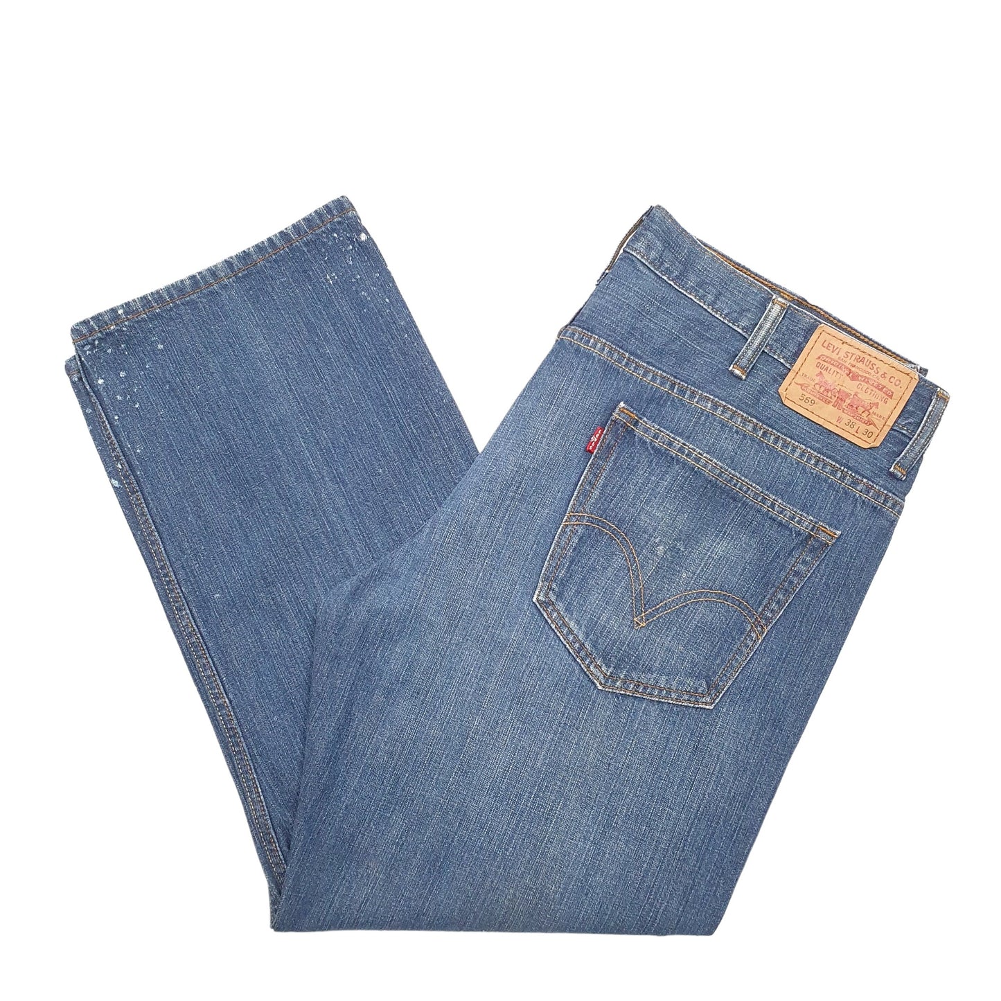 Mens Blue Levis  569 JeansW40 L28