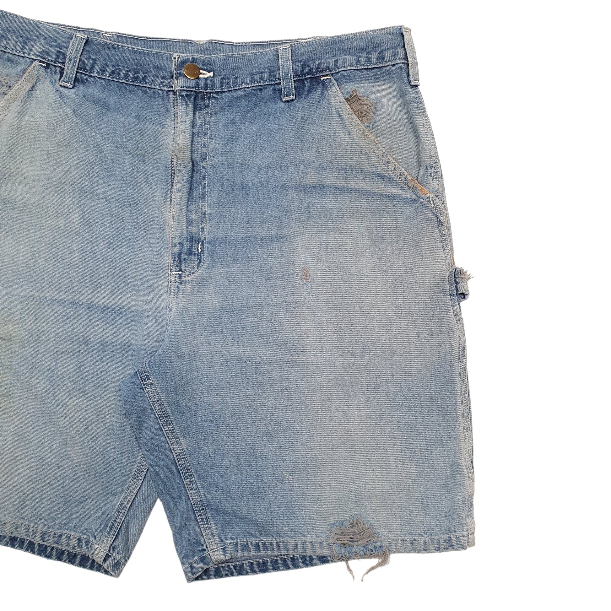 Mens Blue Carhartt  Carpenter Shorts
