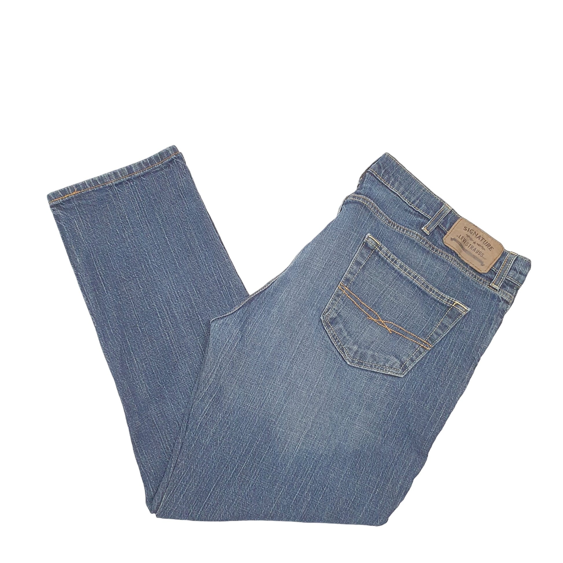 Mens Blue Levis Stretch Signature JeansW42 L29