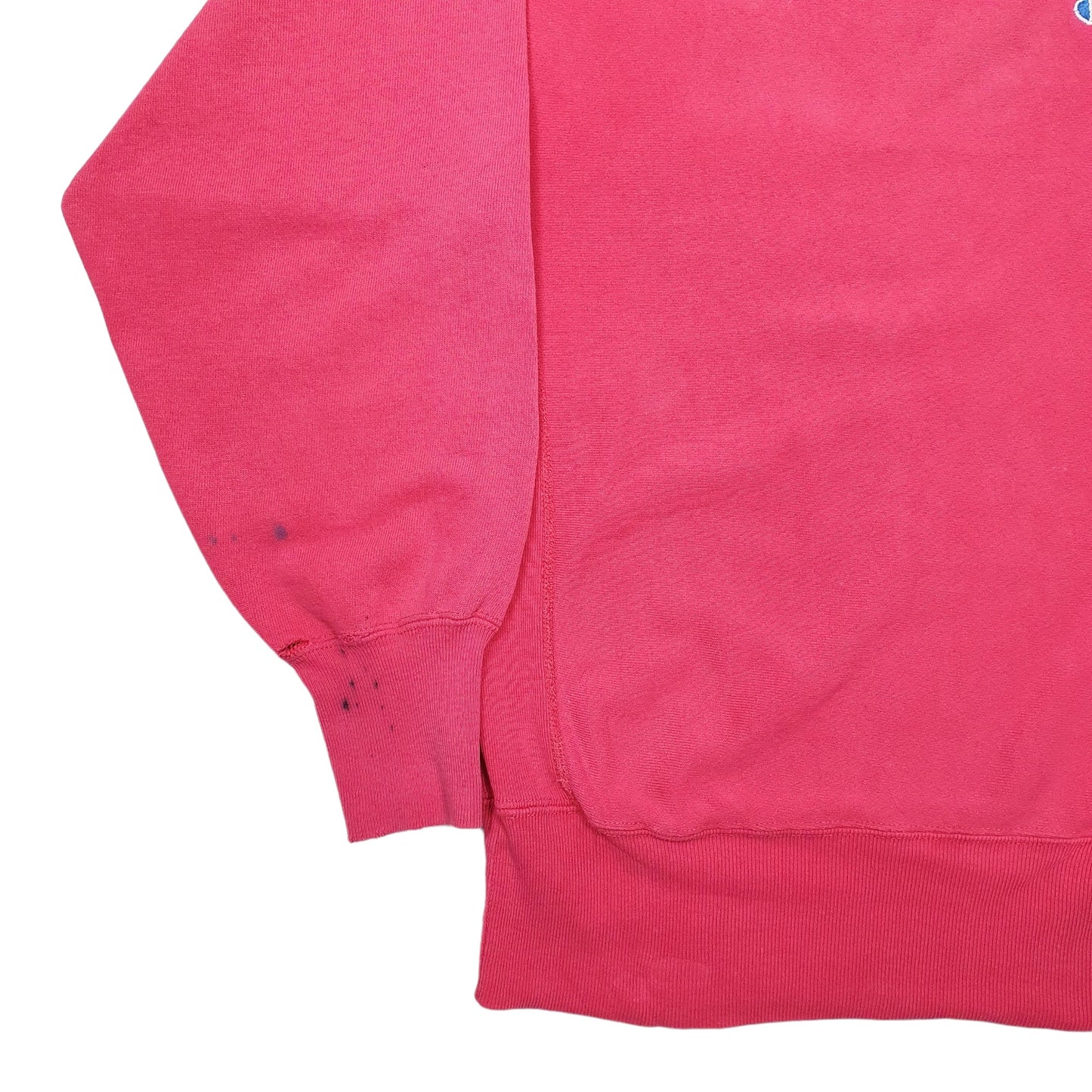 Mens Pink Champion Reverse Weave 90's Crewneck Jumper