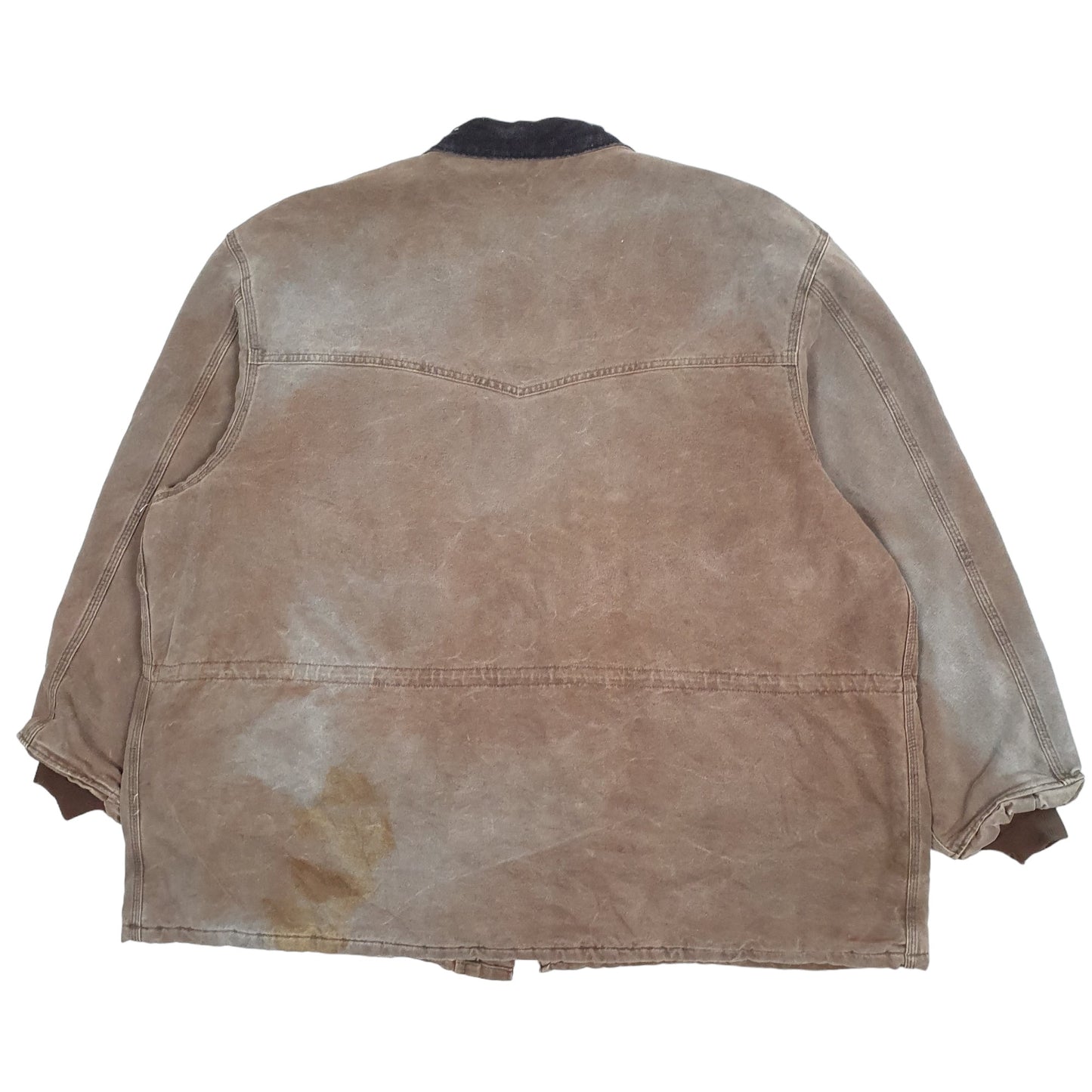 Mens Brown Carhartt C08 CHT Vintage 1999 Made in USA Chore Detroit  Coat