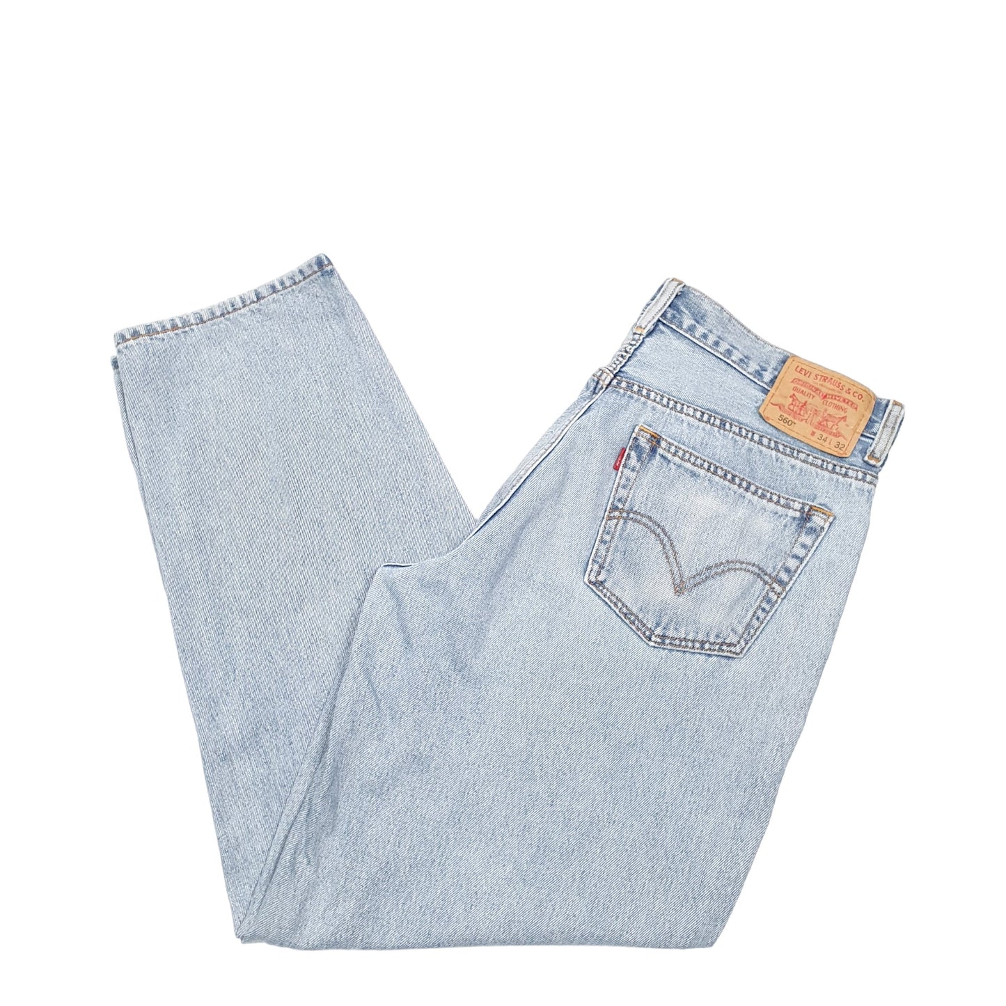 Mens Blue Levis Comfort Fit 560 JeansW34 L32