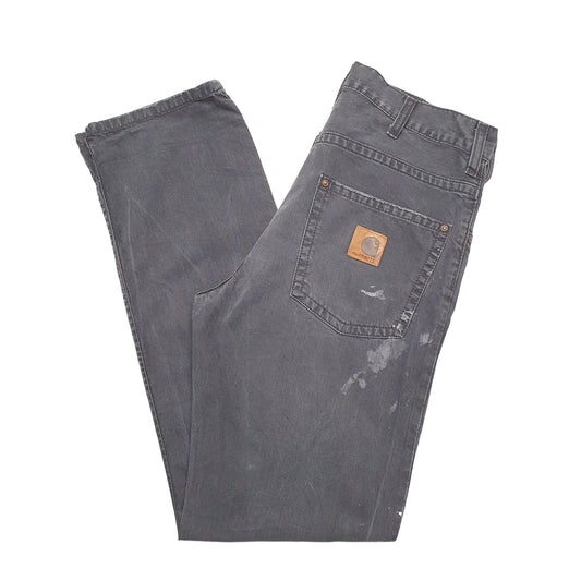 Mens Black Carhartt  Straight JeansW33 L32
