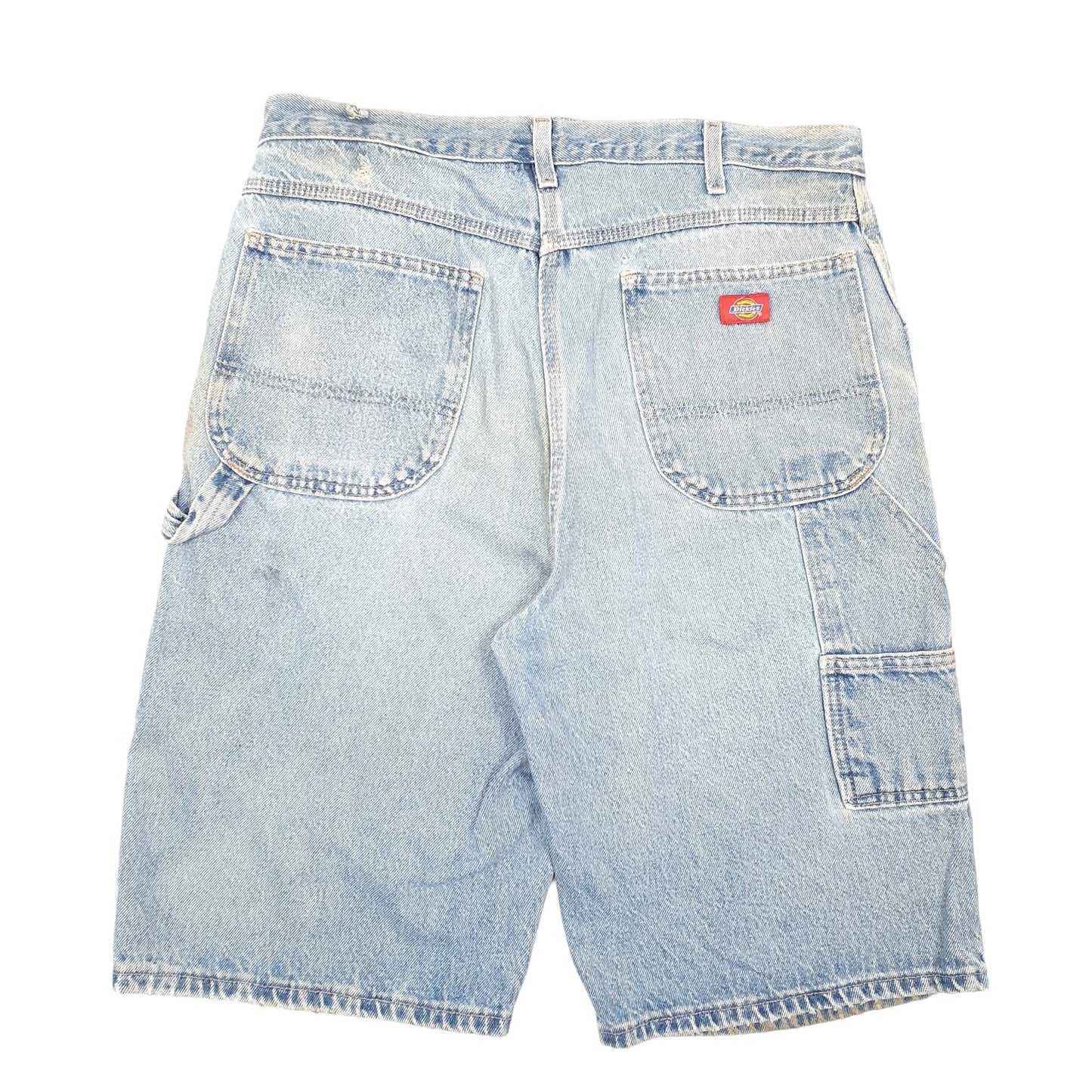 Mens Blue Dickies Carpenter Denim Shorts