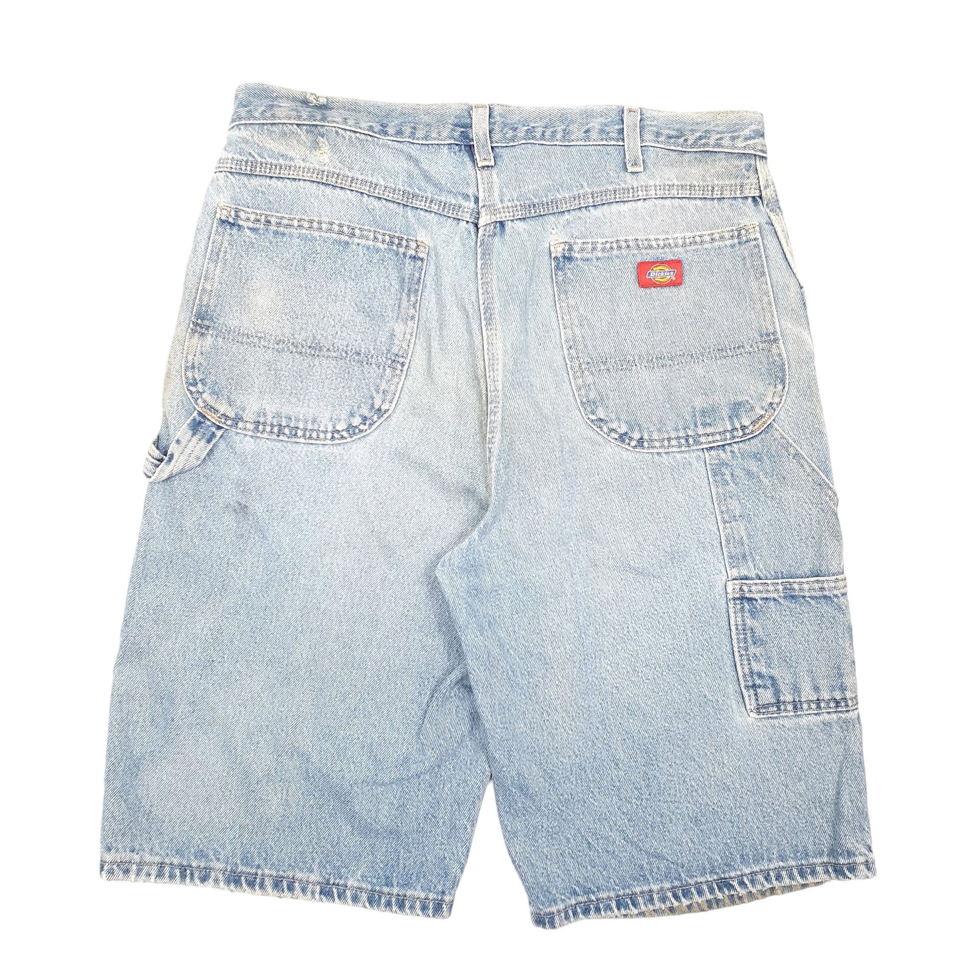 Mens Blue Dickies Carpenter Denim Shorts