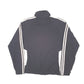 Womens Black Adidas Tracksuit Top Crewneck Coat