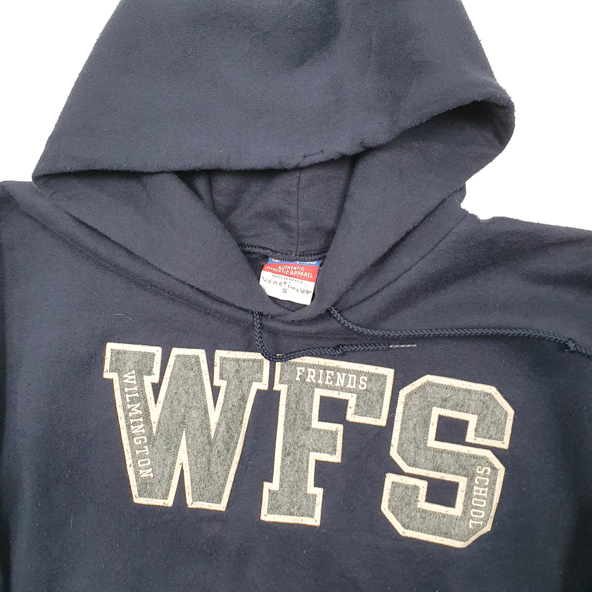 Mens Navy Champion USA college Hoodie Jumper