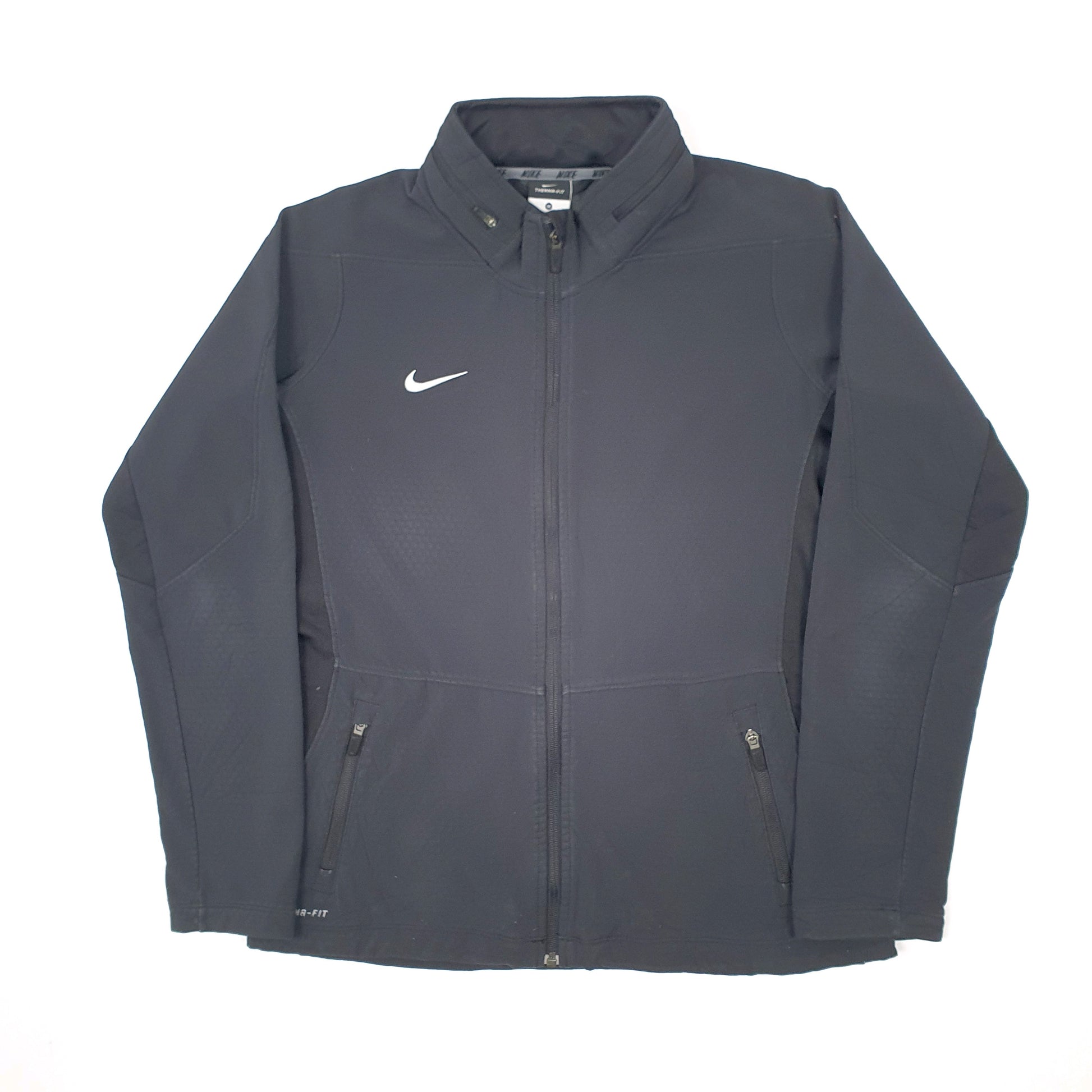 Womens Black Nike Therma Fit Running Softshell Jacket Full Zip Jumper